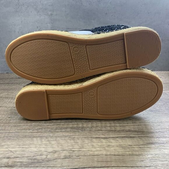 Marc Fisher~”Margo2”~Navy Blue Glitter Lace up Espadrille Sneakers~Size 8M - Picture 9 of 10